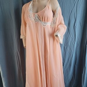 Vintage Lov'Lee Sheer Peignoir Set